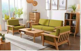 bộ sofa gỗ sồi mỹ KT504